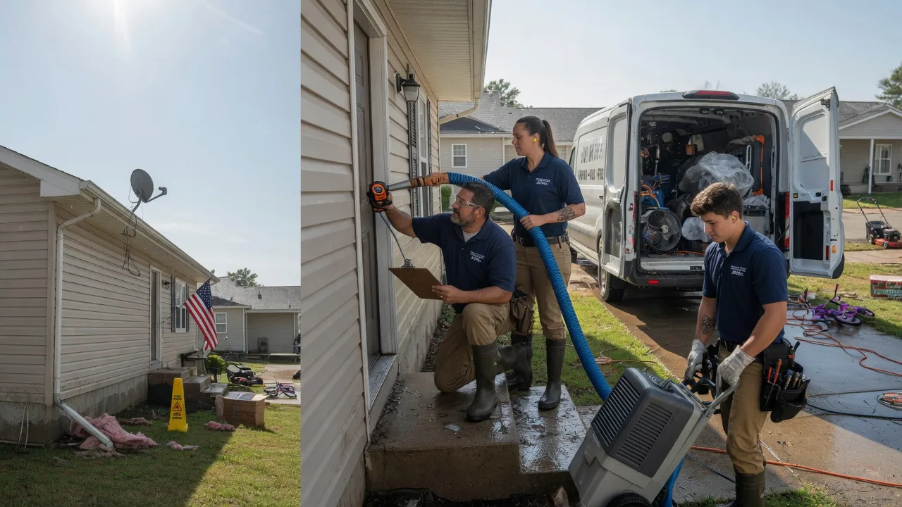 Ceiling Water Damage Restoration in Warsaw, MN near me